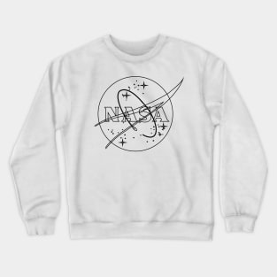 Nasa Retro Outline Crewneck Sweatshirt